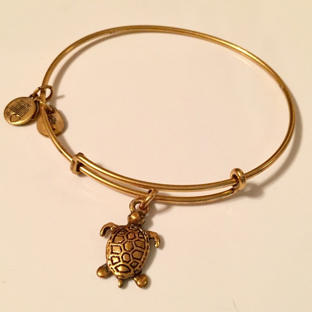 Rare Gold Original Sea Turtle Alex & Ani Bracelet